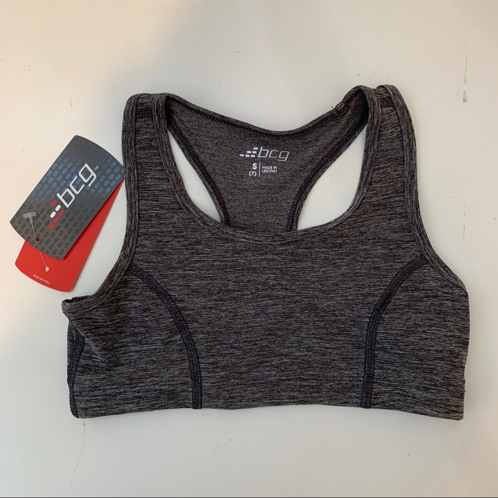 Gray Sports Bra